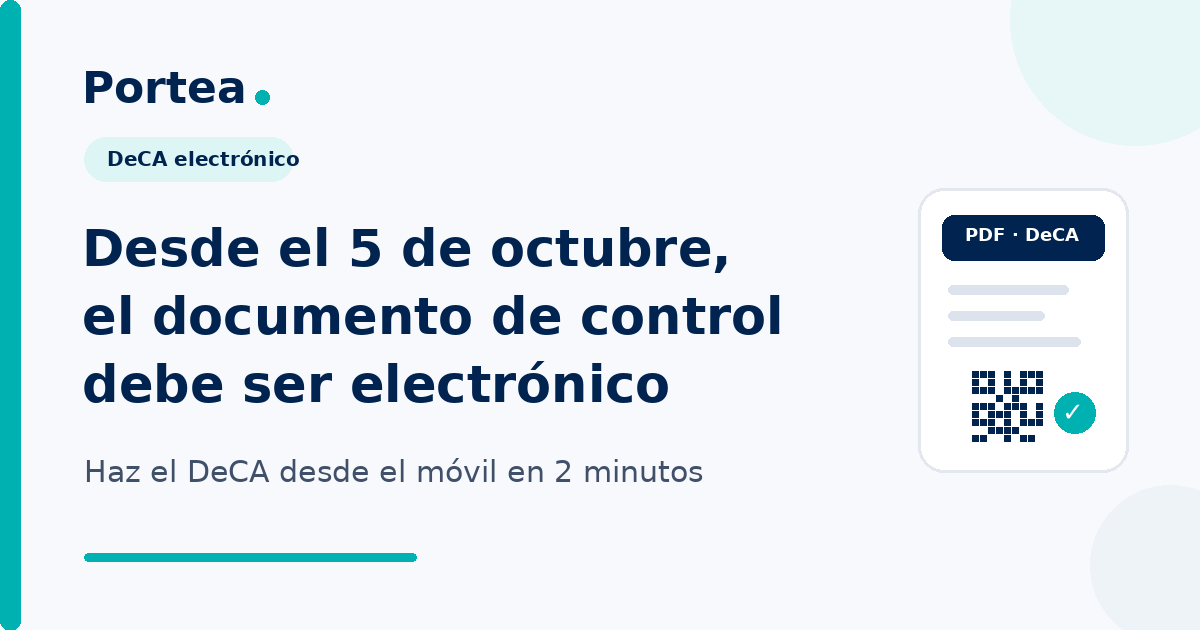 Multas y sanciones por no llevar correctamente el DeCA
